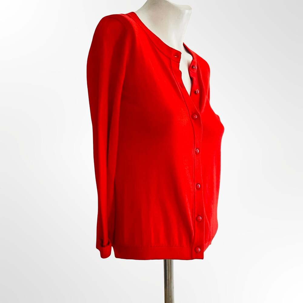 Kate Spade New York Red Button-Front Cardigan Sweater Women's Size XS - Picture 3 of 9